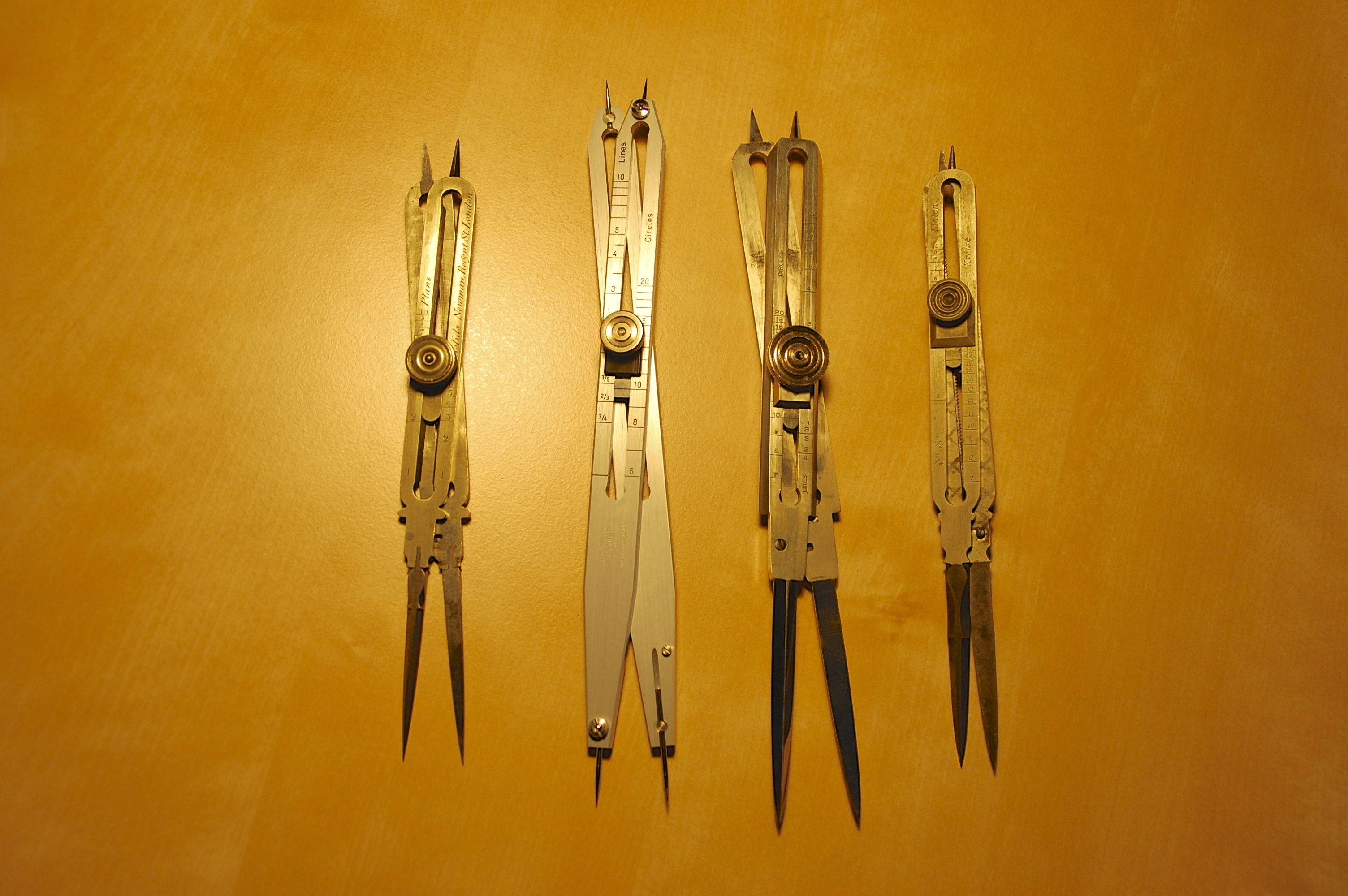 proportional dividers come in a number of styles, most will work for design except for the type manufactured for nautical calculations.