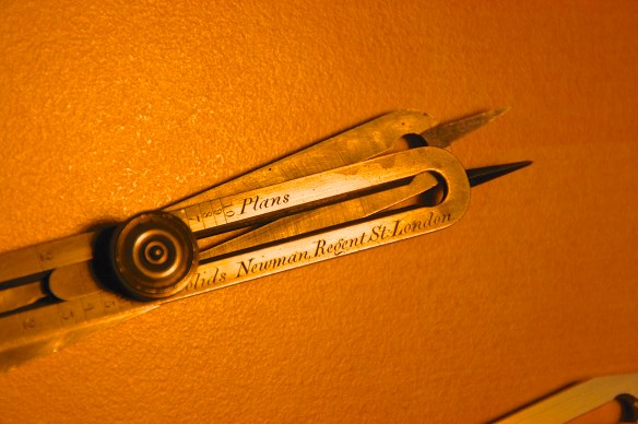 The better quality sets had designations for solids and planes which are for volumetric calculations