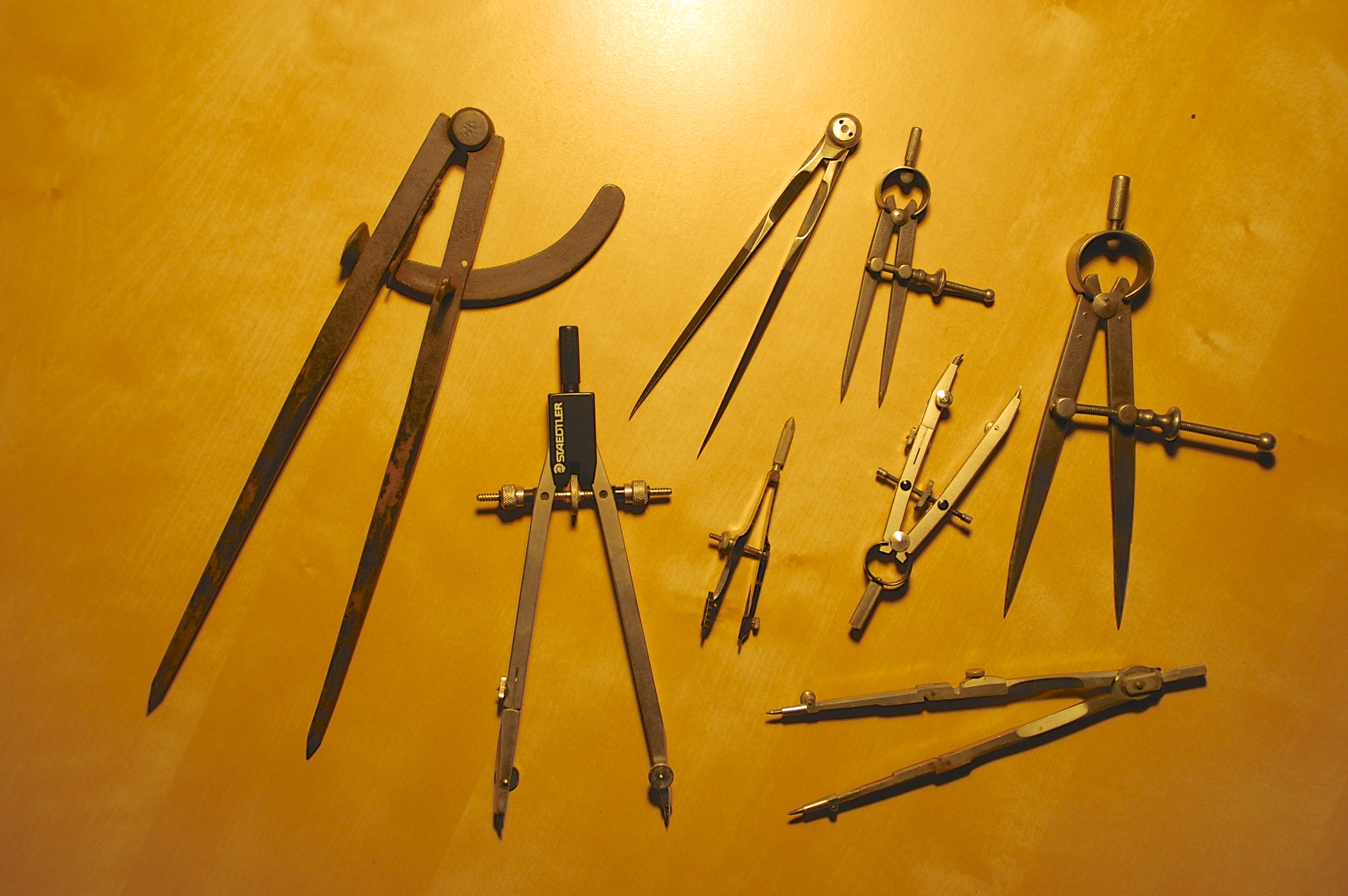 There are a large number of compass and divider styles available. You need to find the best type to fit your work methods