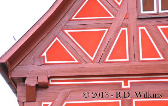 restored German Fachwerk building from the mid 1600's.