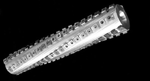 spiral cutter head for a thickness planer