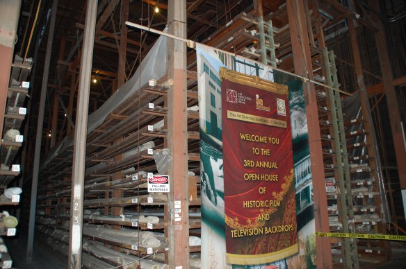 The storage racks for backings at J.C. Backings