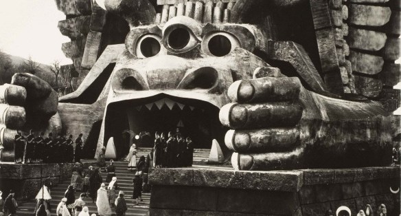 The exterior set of the Temple of Moloch